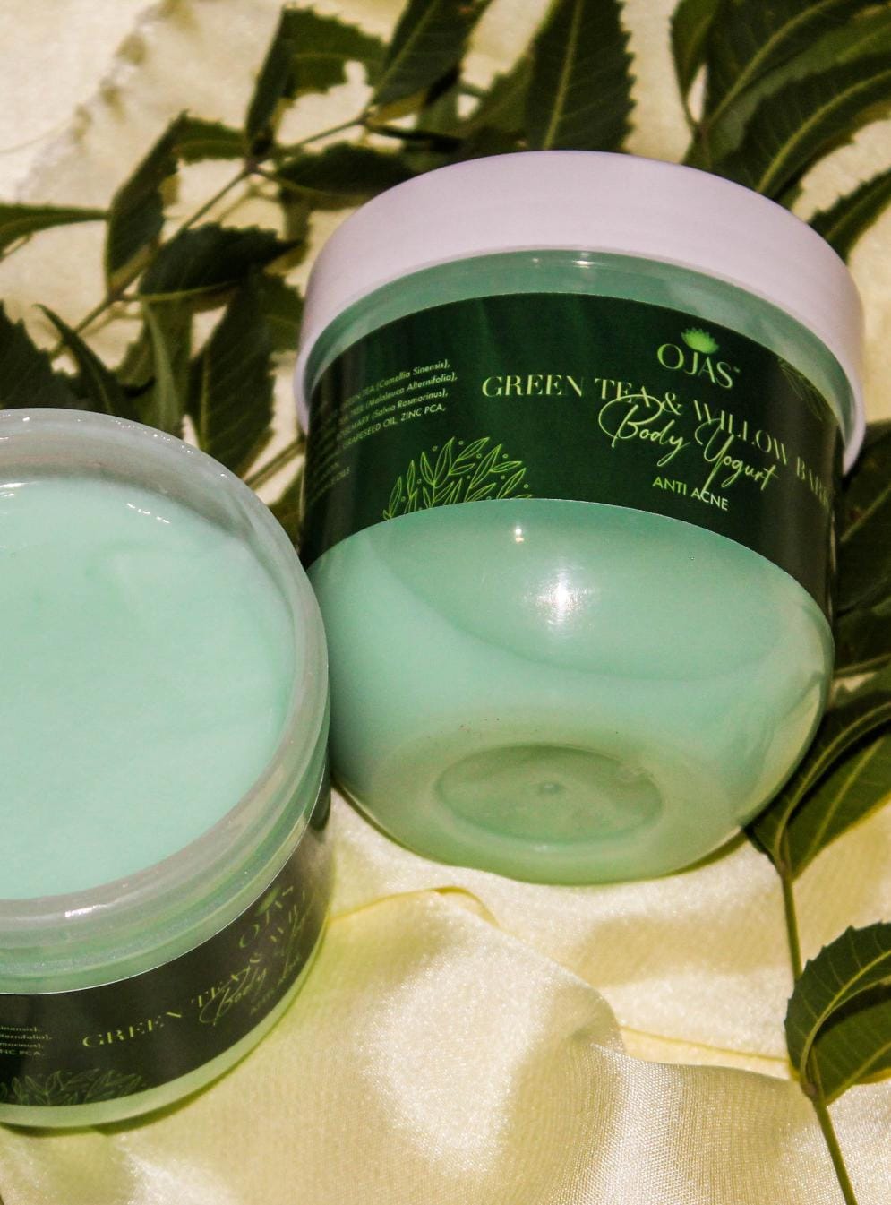 Ojas Green Tea and Willow Bark Body Yogurt (200gms)