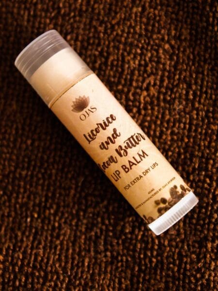 Ojas Licorice and Cocoa Butter Lip Balm