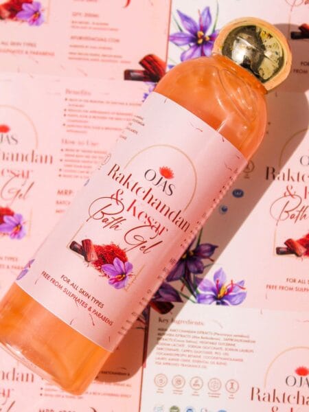 Raktchandan& Kesar Bath Gel